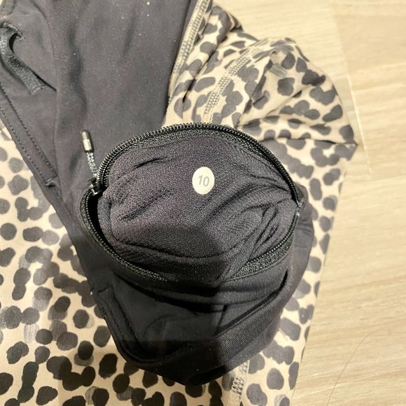 LULULEMON | Pace Rival Crop *Full-On Luxtreme Ace Spot Grain Black / Black - Picture 12 of 14